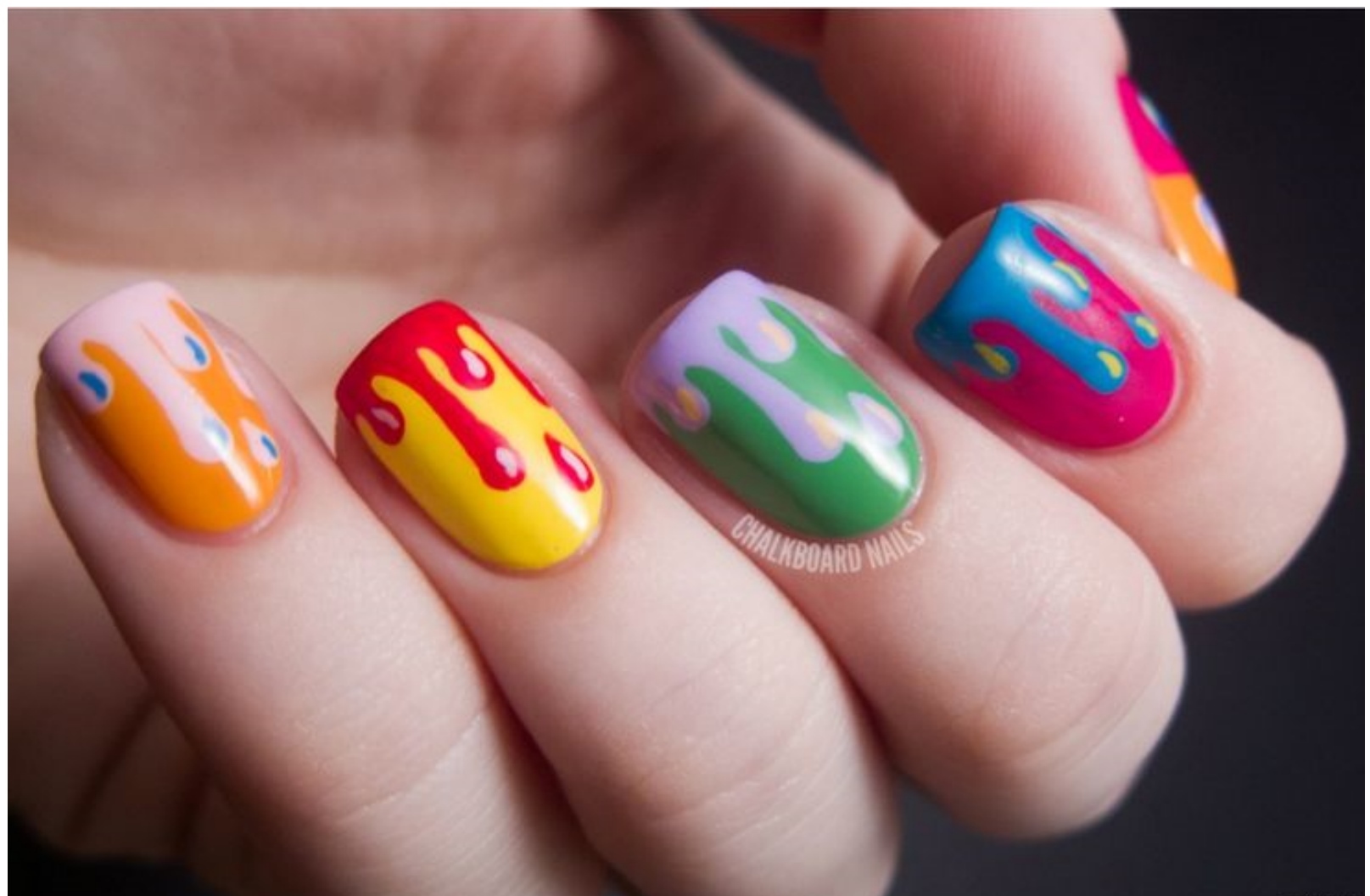 10. Neon Nail Colors for a Bold Teenage Statement - wide 6