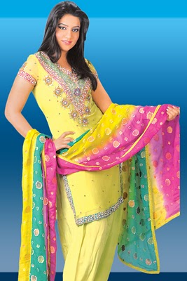 Fancy Dress with patiala shalwar