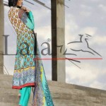 Brocade Summer Lawn Collection by Lala Textiles 2012 for Girls