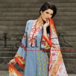 Brocade Summer Lawn Collection by Lala Textiles 2012 for women