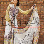 Brocade Summer Lawn Dresses by Lala Textiles 2012 for women