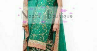 Noors Boutique Exclusive Mehndi Sharara Lehnga Dresses Collection