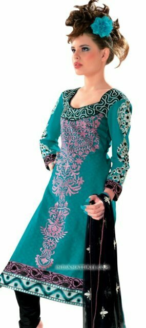 Summer Cotton Suits with Chiffon Dupatta 2012-13 collection for women