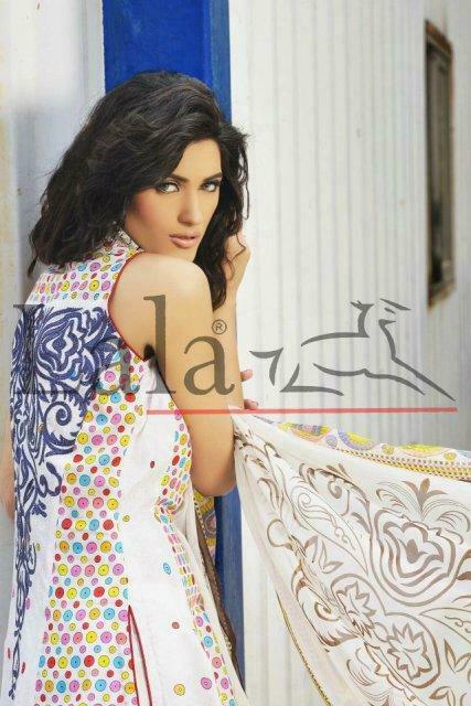 Brocade Lawn Collection by Lala Textiles 2012 for Summer