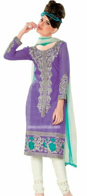 Hot Summer Cotton Suits with Chiffon Dupatta 2012 collection for women