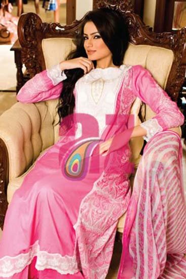 Latest dress collection by Mahiymaan Designer Lawn