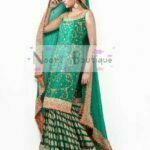 Noors Boutique Exclusive Mehndi Sharara Lehnga Dresses Collection