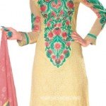 Summer Cotton Suits with Chiffon Dupatta 2012 Outfits for women