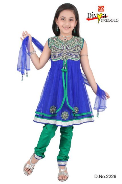Latest Kids Anarkali Summer Eid Wear collection 2012-13