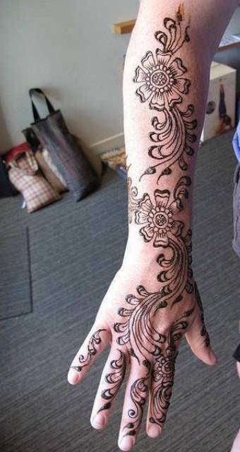 Stylish And Easy Eid Mehndi Designs 2012 for Girls and Women 4
