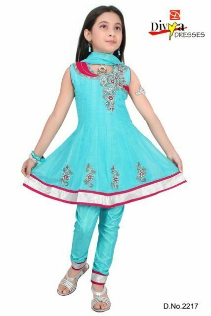 Latest Kids Anarkali Summer outfits collection 2012