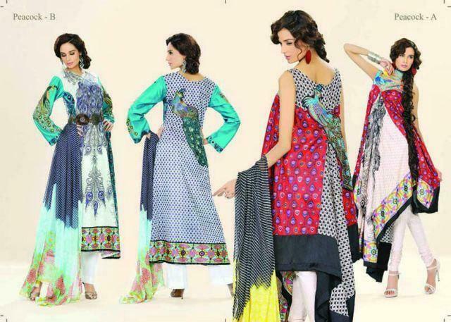 Latest Vintage Eid Lawn Collection 2012 For Women by Lala Textiles