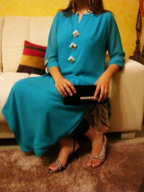 Turquoise Latest stylish Eid Dresses