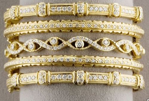 Diamond Bangles For Girls (3)