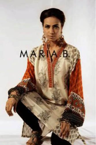 Maria.B Evening & Eid Wear Dress outfits 2012