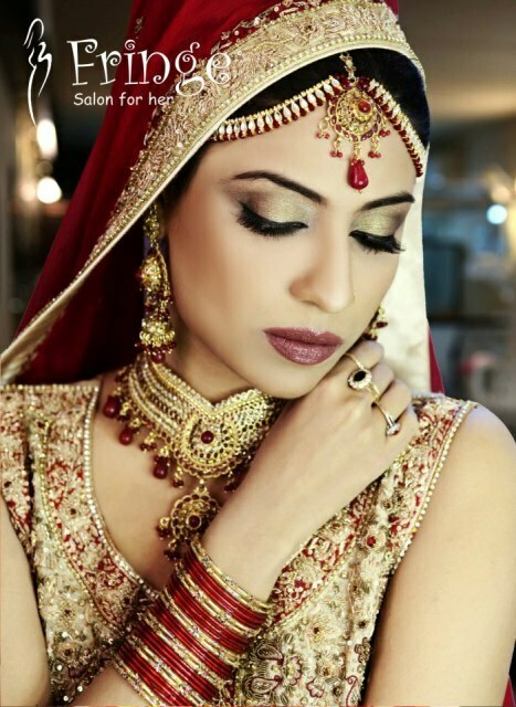 Latest Bridal Makeover Shoot 2013 Shagufta Fringe