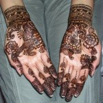 Latest Chand Raat Beautiful Hand Mehndi Designs 2013 2014 For Women 2