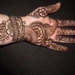 Latest Chand Raat Beautiful Hand Mehndi Designs 2013 2014 For Women 3