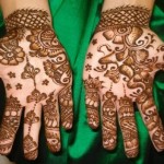 Latest Chand Raat Beautiful Hand Mehndi Designs 2013 2014 For Women 4