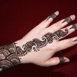 Latest Chand Raat Beautiful Hand Mehndi Designs 2013 2014 For Women 6