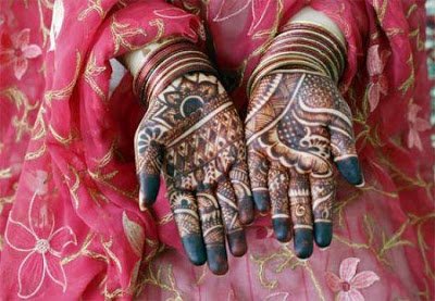 Latest Chand Raat Beautiful Hand Mehndi Designs 2013 2014 For Women 1