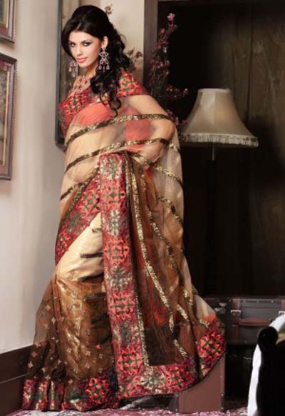 designer fashionable trendy saree