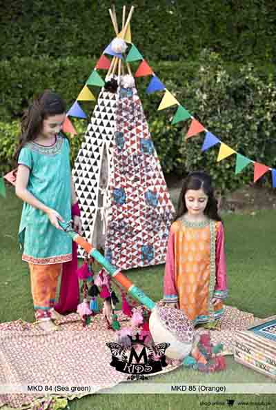 Kids Eid New Dresses Design 2015 By MARIA.B (2)