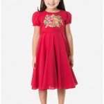 Khaadi Red frock for girls