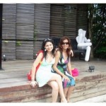 Actress Ayesha Omer and Maria Wasti in sexy dress on beach