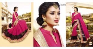Royal Sarees Beautiful Latest Saree Designs 2015-16 for Women (9)