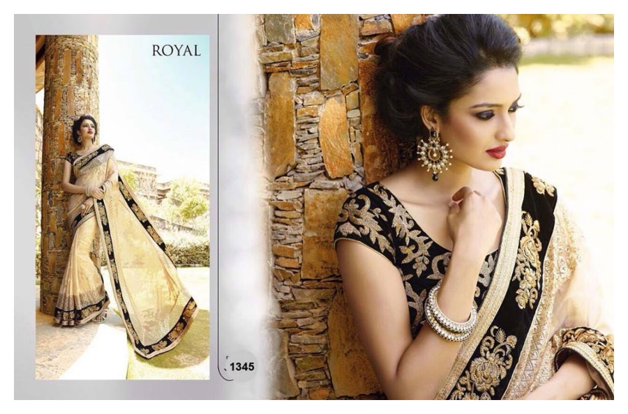 Royal Sarees Winter Fall Indian Hot Saree Designs 2015-16 for Women (3)