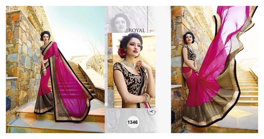 Royal Sarees Winter Fall Indian Hot Saree Designs 2015-16 for Women (5)