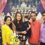 Sadia Imam daughter's birthday with Family Pictures
