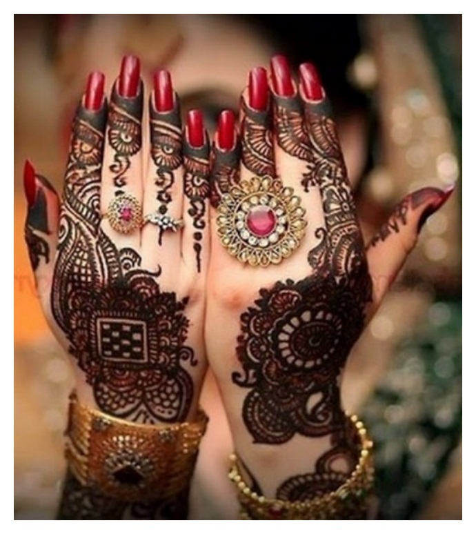 both hand same mehndi pictures