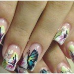 Latest Nail Art Butterfly design