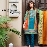 Khaadi Winter Khaddar Woolen Shawl Batik Prints Collection 2015-16 (1)