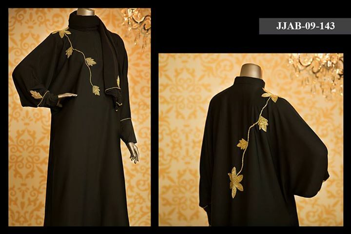 Latest J. Abaya (Burka) Design 2015-16 for Muslim Girls (10)