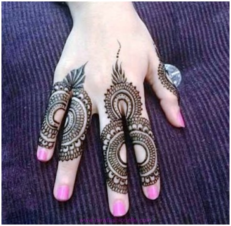 Easy Finger Mehndi Designs