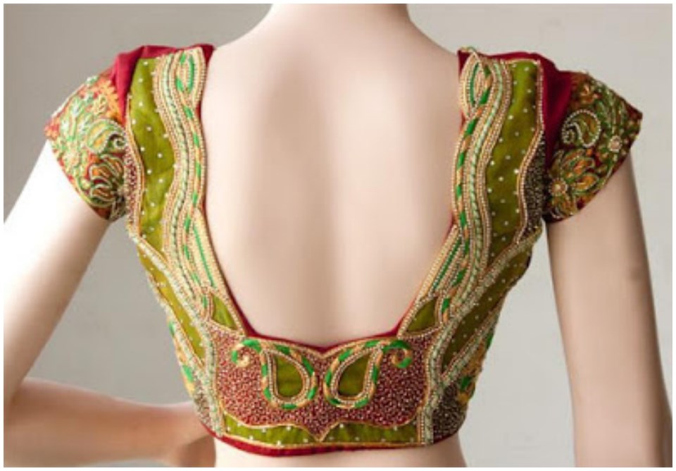 online designer blouse Saree photos