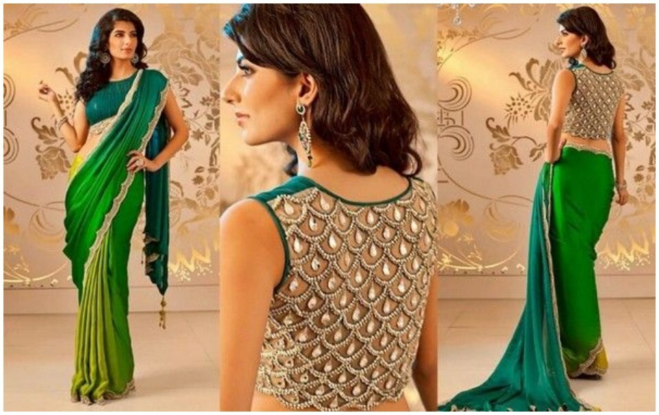 Easy saree blouse designs