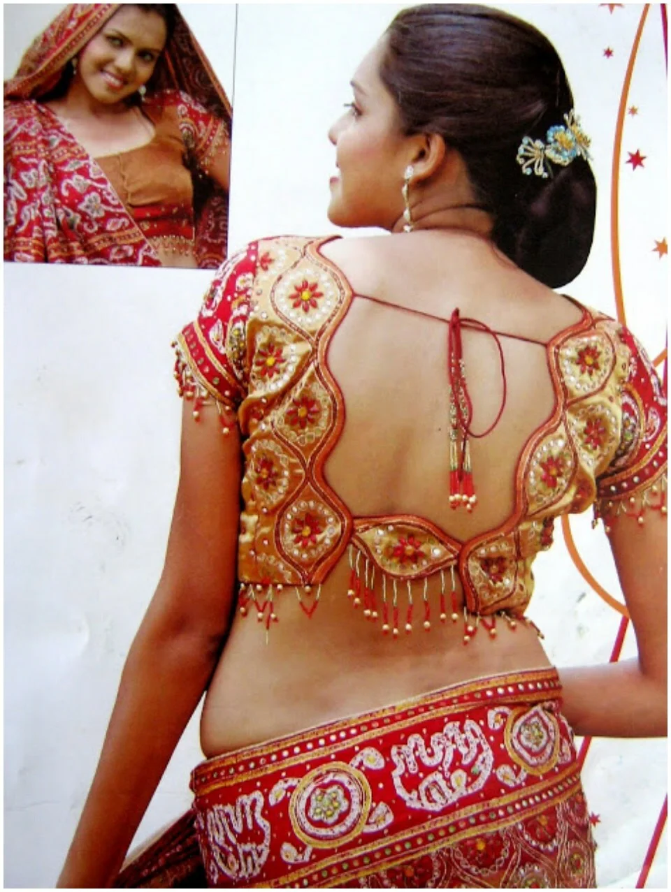 saree blouse back designs for girls