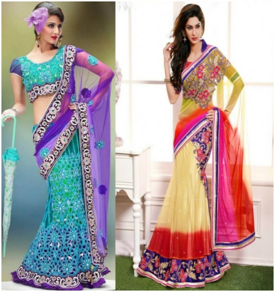 Shadi wedding saree designs