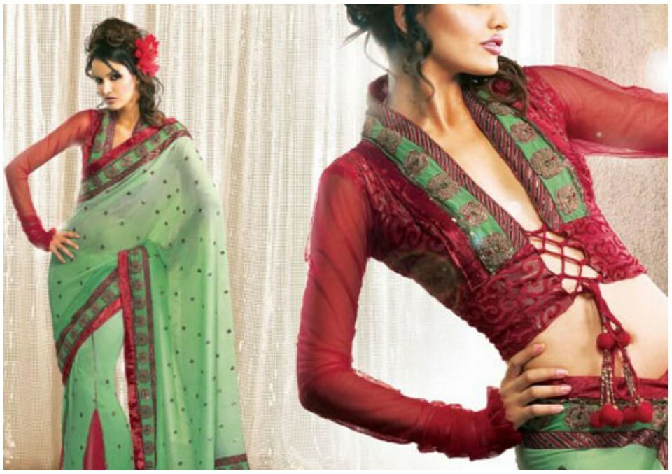 Lovely readymade saree blouses online