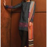 latest AlKaram Velvet Dresses 2019