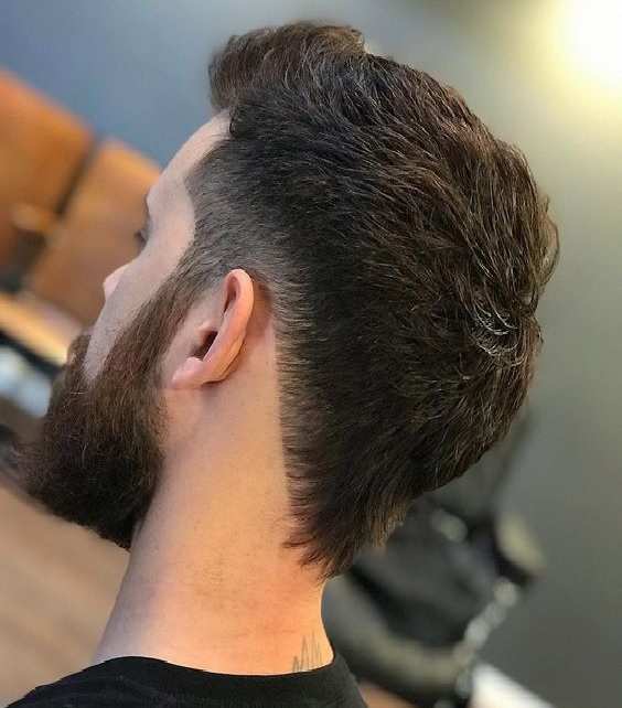 The Undercut Mullet Haircut male styles