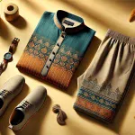 Best Men’s Kurta Salwar with Watch and Shoes