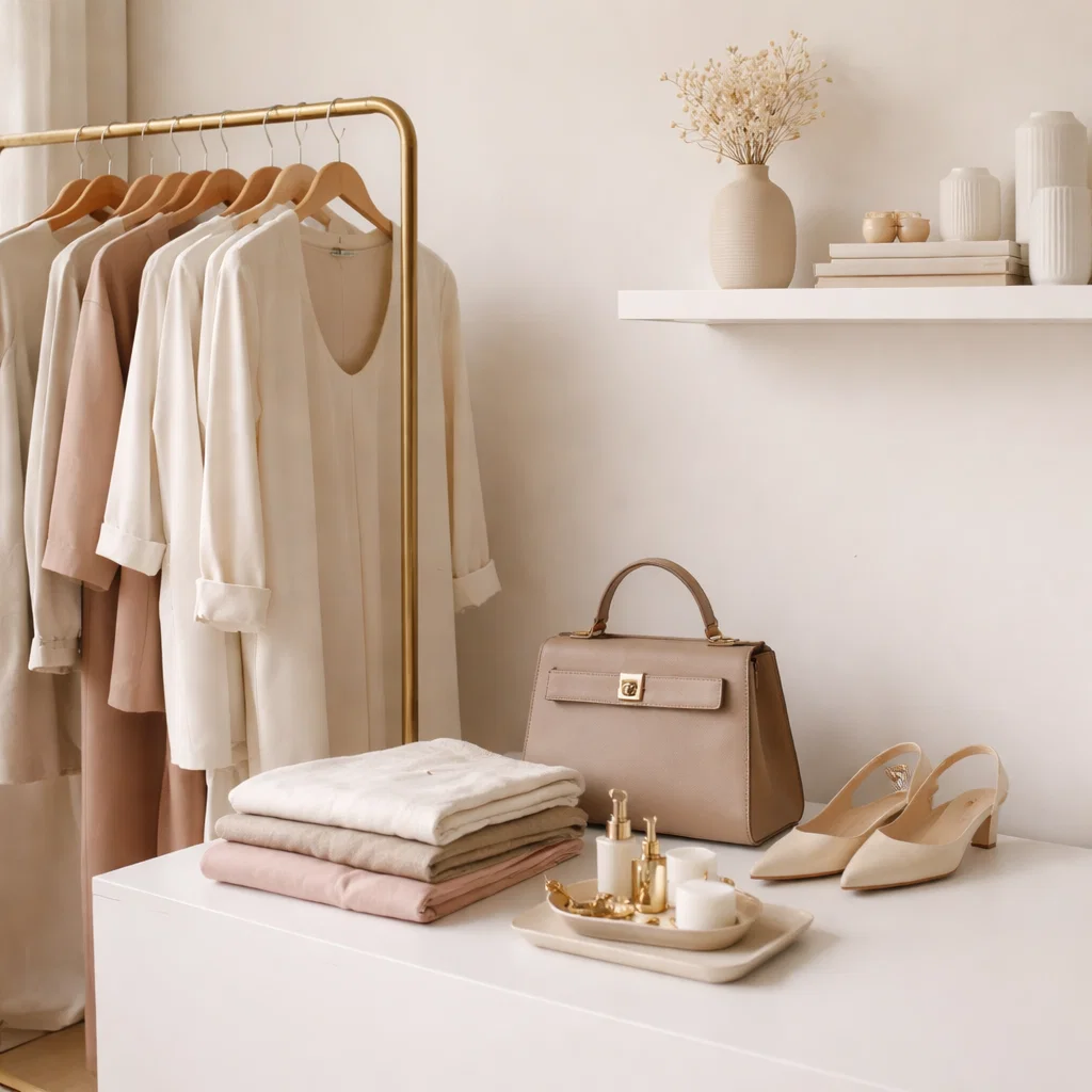 Curated fashion items showing modern style inspiration